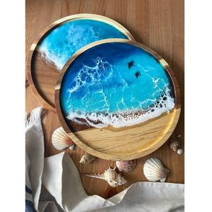 Bandejas de Madera y Resina de Primera Calidad que Ofrecen una Combinación de Durabilidad y Atractivo Decorativo para la Celebración de Eventos en el Hogar - Product Image 1