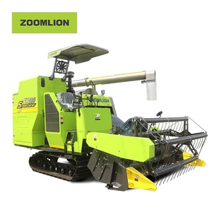 Rice Harvester Zoomlion 100hp Crawler Wheat Corn Rice Combine Harvester Agriculture Machinery