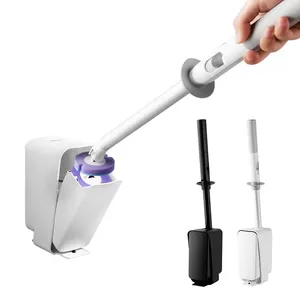 Bathroom Cleaning Tool Plastic Toilet Brush with Holder - China Toilet Brush  and Plastic Brush price