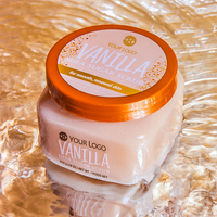 Gommage naturel au sucre pour le corps en vrac, en stock, sel de bain exfoliant aux fruits, nettoyage en profondeur, hydratation, gommage corporel à la vanille blanchissant