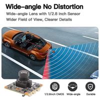 Anpassbares 8MP 4K IP-Kameramodul IMX415 Starlight CMOS H.265 Audio I/O 38*38mm für Sicherheit & Smart Home