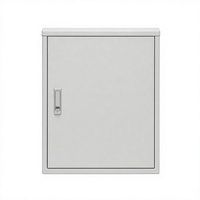 Boîtier de distribution mural IP54 en acier, avec poignée verrouillable, revêtement poudré, armoire électrique OEM