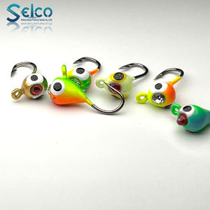 Selco Hot Selling 1.9G Metall Under spin Mustad Hook Ned Rig Eis <span class=keywords><strong>Jig</strong></span> Kopf Formen zum Angeln - Product Image 6