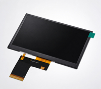 Monitor Papan Pengontrol TFT Penuh Warna RGB 40 Pin SPI 480X272 Modul Panel LCD 4.3 Inci Kecerahan Tinggi