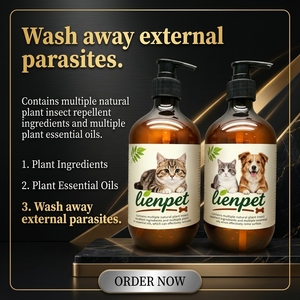 Gel Douche <span class=keywords><strong>Répulsif</strong></span> Corporel pour Chiens et Chats à Base d'Huiles Essentielles Végétales – Formule Anti-Insectes qui Élimine Efficacement les Puces et les Tiques - Product Image 3