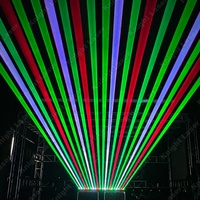 Barre laser professionnelle DMX 5 faisceaux couleur, mini laser RVB pleine couleur pour animation DJ, éclairage de scène et discothèque