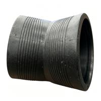 Coude à 45° en PEHD PN25 haute pression, électrosoudé, résistant à la corrosion, dimensions personnalisables, connexion par soudure pour tuyauterie