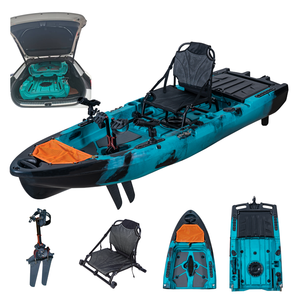 2.75 Meter Modular Fishing Kayak Rowing Boat Drive Sea Fishing Kayak With Motor Trolling Lightweight Motorized - Product Image 4