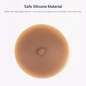 แผ่นปิดจุกนมซิลิโคนแบบใช้ซ้ำได้ รุ่นใหม่ แผ่นเสริมหน้าอกเสมือนจริง อุปกรณ์เสริมบราซิลิโคนสำหรับผู้หญิง - Product Image 3