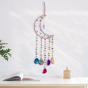 Carillon éolien en cristal naturel DIY en gros pour la décoration intérieure, acheter chez <span class=keywords><strong>Taiba</strong></span> Agate - Product Image 2