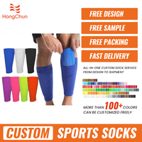 Vente Chaude Protège-Tibias de Football au Design Moderne Coussinets de Mollet Antidérapants Ensemble Chaussettes Solution Graphique Modèle 3D Équipement de Protection pour Football