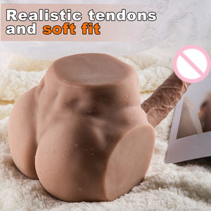 Großhandel Realistisches Männliches Halb-Körper Sex-Spielzeug 4,7 kg Großer Künstlicher Po mit Dildo für Frauen zur Masturbation für Erwachsene - Product Image 4