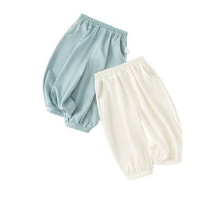 Nuovi <span class=keywords><strong>pantaloni</strong></span> estivi di abbigliamento per bambini <span class=keywords><strong>pantaloni</strong></span> casual Casual da ragazza in tinta unita - Product Image 1