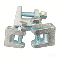Colliers de poutre en fonte ductile pour structures en acier H, collier de poutre en acier à ressort, Abrazadera De Viga