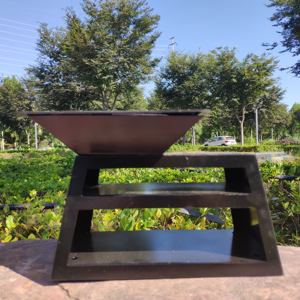 <span class=keywords><strong>Barbecue</strong></span> en acier corten <span class=keywords><strong>Plancha</strong></span> Jardin Cour Patio Barbecues d'extérieur en acier corten - Product Image 4