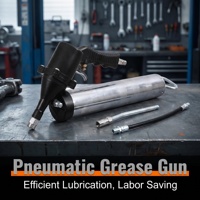 Pistola de Engrase Neumática de Gran Capacidad al por Mayor con Múltiples Boquillas, Juego de Herramientas Manuales para Lubricación de Maquinaria Automotriz