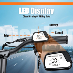 จักรยานไฟฟ้า 500W 48V พร้อมแป้นปั่น 3 สปีด แบตเตอรี่ลิเธียม จัดส่งฟรีในสหรัฐอเมริกา มีสินค้าในสหรัฐอเมริกาและยุโรป จัดส่งรวดเร็ว สำหรับผู้ใหญ่ - Product Image 3