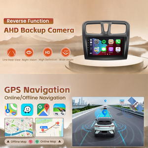 Autoradio Android avec GPS pour <span class=keywords><strong>Renault</strong></span> Sandero Symbol 2015-2020, Carplay, 64 Go, écran 9 pouces, lecteur multimédia, Bluetooth, Wifi, FM, SWC, OTA, 4 cœurs - Product Image 3