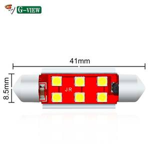 <span class=keywords><strong>G</strong></span>-View ไฟพู่ห้อย LED สำหรับตกแต่งภายในรถยนต์ C5W แบบ Canbus 31มม. 36มม. 39มม. 41มม. สำหรับโฟกัสยานพาหนะนำ C10W ภายในรถ - Product Image 1
