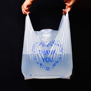 Bolsas de Papel para Llevar Comida con Diseño de Camiseta de Agradecimiento - Blancas, Resistentes, Tamaño Estándar - 100 Unidades - Product Image 3