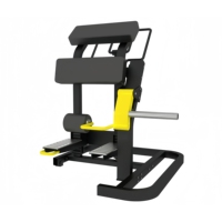 Machine à flexions de jambes debout professionnelle, pour le renforcement des ischio-jambiers, à charge de plaques