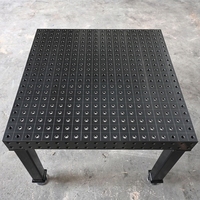 Banc de travail modulaire robuste pour soudage robotisé, combinaison libre et dimensions personnalisables