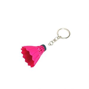 3D Promotional Creative Novelty Gym Sports Toy Gifts Plastic Material Faux Ball Badminton Pendant Bag Charm <b>Key</b> <b>Ring</b> Keychain - Product Image 5