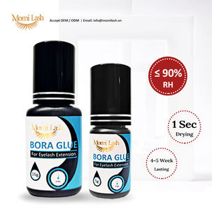Paquetes adhesivos individuales disponibles personalizables 1s de secado rápido Black Bora pegamento líquido impermeable para extensión de pestañas 3G 5G 10g - Product Image 4