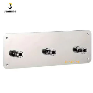 Support mural en acier inoxydable pour <span class=keywords><strong>canon</strong></span> à mousse automatique SS, avec raccord rapide 1/4, pour pistolet de nettoyage haute pression et rangement des buses - Product Image 2