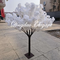 EG-VH012-1 élégant Sakura intérieur rose blanc pleurant artificiel fleur de cerisier arbre pièce maîtresse 3ft 10ft fibre de verre décor de mariage
