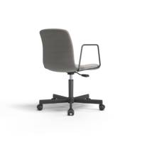 Chaise d'ordinateur moderne en maille pour petit espace - Chaise de bureau pivotante réglable en hauteur, style luxe léger