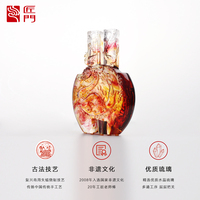 Statues d'animaux d'intérieur personnalisées, sculpture en verre Phénix, artisanat de dégommage, cadeaux et accessoires professionnels pour la maison et le bureau, Jiangsu