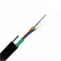 Cable de fibra óptica para exteriores ADSS ASU GYTC8S Cable de fibra óptica aéreo autónomo 48 Core SM