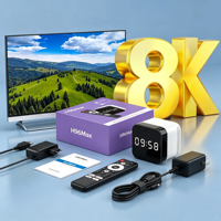 Boîtier TV intelligent 8K Premium H96 Max H728 Allwinner H728 4 Go 128 Go Lecteur multimédia 8K HDR Android 14.0 Décodeur