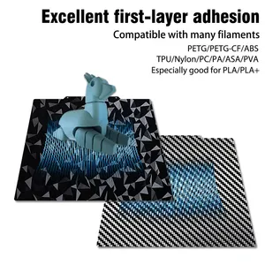 220x220mm hai mặt mịn xây dựng tấm kết cấu PEI tấm cho Anet A8/A6/Wanhao <span class=keywords><strong>duplicator</strong></span> <span class=keywords><strong>i3</strong></span> Anycubic 3D Phụ kiện máy in - Product Image 4