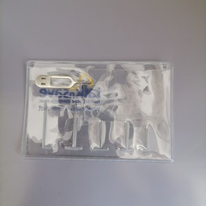 <span class=keywords><strong>Porte</strong></span>-badges en plastique transparent imperméable avec clip - Product Image 5
