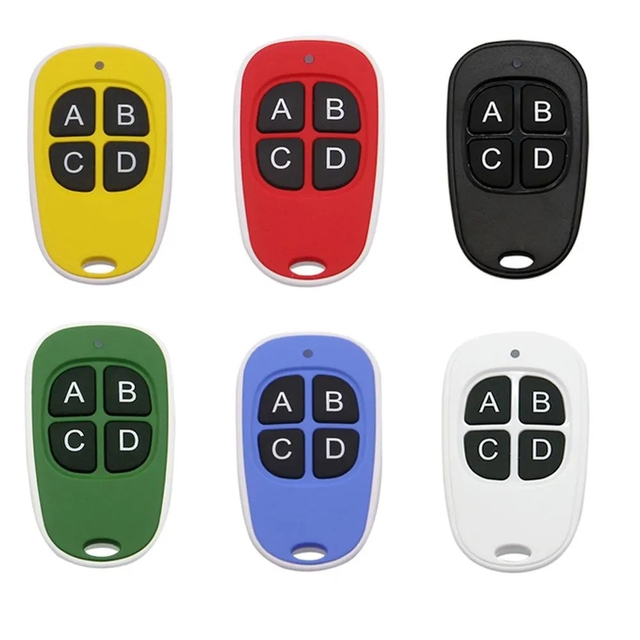 299Mhz 433MHz Remote Control Universal Garage Door Remote Control Learning Remote Control