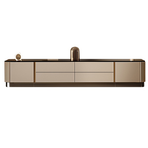 Luxury TV Cabinet Modern <strong>Wall</strong> Mounted Design <strong>Floating</strong> Stand <strong>Unit</strong> for Living Room Furniture Storage Solution - Product Image 5