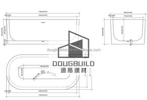 Роскошный Дубай, Звездный отель, индивидуальный дизайн, резьба по дереву, душевая комната, Rosa, натуральный гранитный камень, ванна, оптовая продажа с фабрики, мрамор - Product Image 6