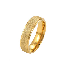 Anillos de Pareja Unisex de Acero Inoxidable con Microincrustaciones de Circonita, <span class=keywords><strong>Banda</strong></span> Simple Lisa, Estilo Hip-hop, Moda en Venta - Product Image 2