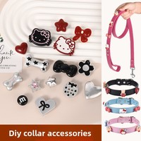Collier pour animaux de compagnie en PVC écologique, accessoires DIY, matériaux pour colliers faits main, accessoires mignons pour chiens et chats, pour tous