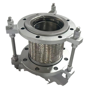 Joint de dilatation à soufflet forgé en acier inoxydable 304/316 avec manchon de guidage, 1 pièce, pour applications thermiques, chimiques, pétrolières et marines - Product Image 1