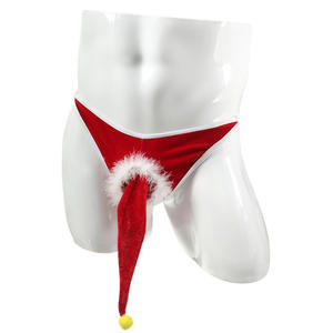 Ensemble de sous-vêtements pour <span class=keywords><strong>homme</strong></span> Tzy1103T, sexy, taille basse, respirant, en velours extensible, <span class=keywords><strong>string</strong></span>, T-pants, vente en gros, <span class=keywords><strong>Noël</strong></span> - Product Image 2