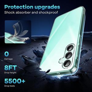 <span class=keywords><strong>Funda</strong></span> transparente <span class=keywords><strong>original</strong></span> de silicona para <span class=keywords><strong>Samsung</strong></span> Galaxy S25 S24 S23 <span class=keywords><strong>S21</strong></span> <span class=keywords><strong>Fe</strong></span> S22 Ultra Plus A16 A56 A36 A06 A55 A35 A15 A54 A14 - Product Image 2