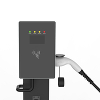 Nuevo Cargador Rápido para Vehículos Eléctricos TDT Modelo A1 TIPO 2 AC, 22 kW, 3 Fases, Pantalla LED de 4.3 Pulgadas, OCPP, PWM 1.6J, Wifi, Montaje en Suelo/Pared