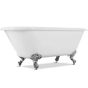 Cheap Corner White Or Black Acrylic Tubs Deep Soaking Clawfoot Freestanding Bathtub For Sale