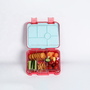 GAZ Festival cadeau Prêt à Expédier Bento Style Durable Étanche En Plastique enfants Retour à L'école 6 sections <span class=keywords><strong>Lunchbox</strong></span> - Product Image 1