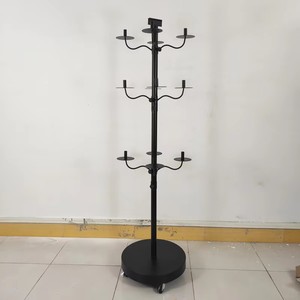 Présentoir de sol pour têtes de mannequin, support de perruque, présentoir de perruque, support de tête de mannequin en métal, organisateur de perruques, étagère de rangement - Product Image 3