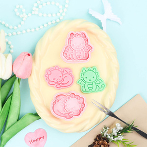Série de Petits Dragons Mignons – <span class=keywords><strong>Emporte</strong></span>-pièces Écologiques 2 Pièces Forme Dessin Animé 3D pour Pâte à Modeler DIY - Product Image 5