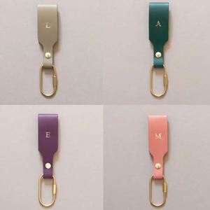 HR Colorful Personalized Leather <b>Keychain</b> Lower Price Leather Key Holder Factory Personalized Coordinates <b>Keychain</b> for GIfts - Product Image 2